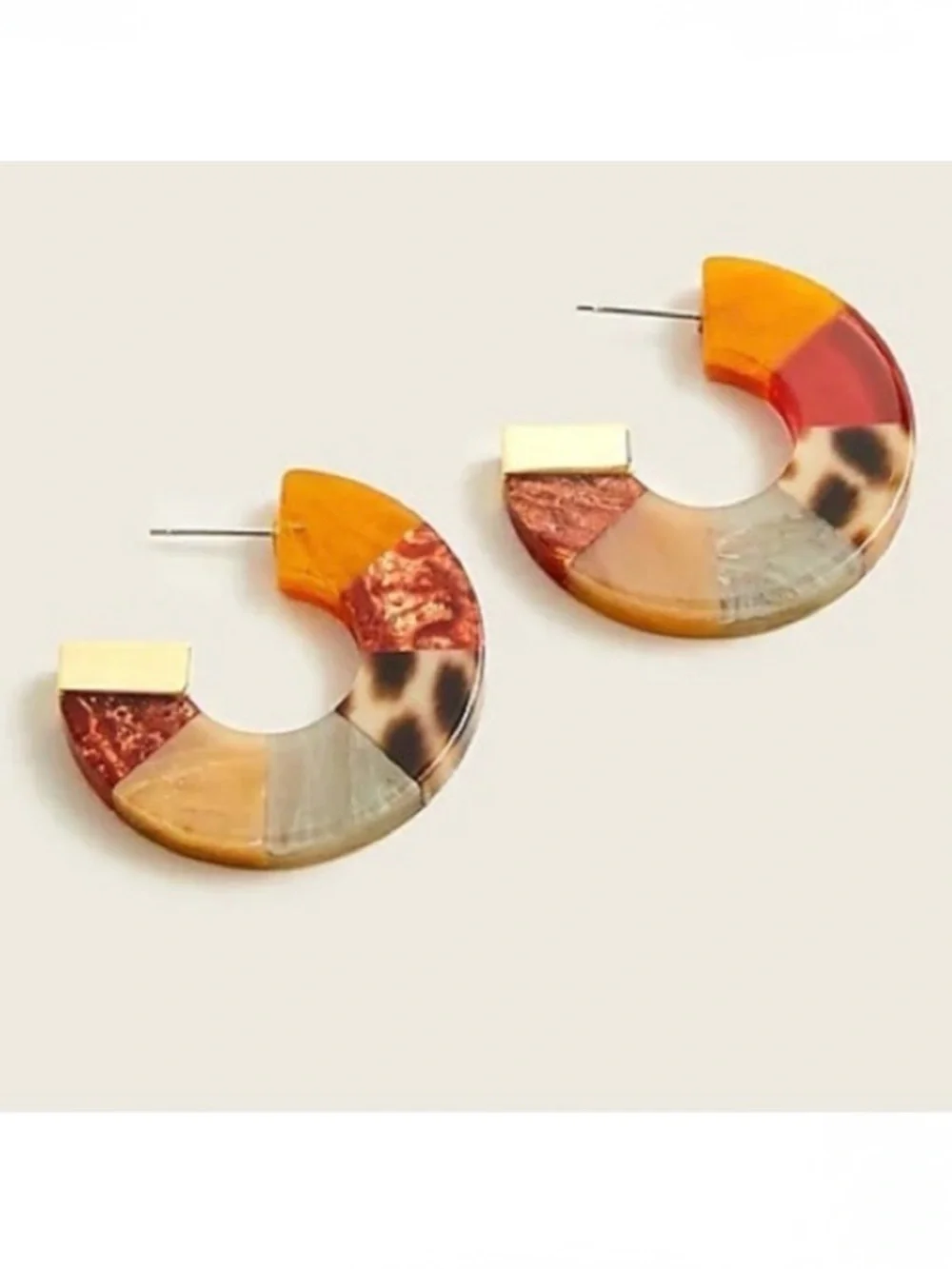 J. Crew acetate earrings. Brand new!